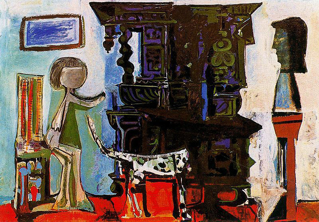 Picasso The dining room of Vauvenargues 1959